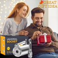 thumbnail image 4 of Universal Socket Tools Gifts for Men, Dad Gifts, Stocking Stuffers Mens Gifts Christmas Gifts for Men Him Dad Boyfriend Father Husband Mechanic Tools for Men Who Have Evreything Cool Stuff Gadgets, 4 of 10