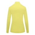 thumbnail image 5 of M&M SCRUBS Women's Long Sleeve Turtle-Neck T-Shirt Under Scrub (Yellow, Medium), 5 of 5