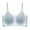 Blue, variant on Women Seamless Bras Gathering Lifting V Neck Sports Comfty Wire free Strap Wire Free Basic Bras