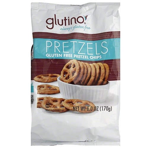 Glutino Gluten Free Pretzel Chips, 6 oz, (Pack of 6)