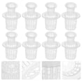 thumbnail image 1 of DEEPCRAFF 60 Pcs Greenhouse Grow Baskets Plastic Root Control Square for Gardening, 1 of 7