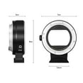thumbnail image 5 of EF-EOS R Mount Adapter Ring forCanon EF/EF-S to EOS R RF Mount Lens Adapter Ring, 5 of 6