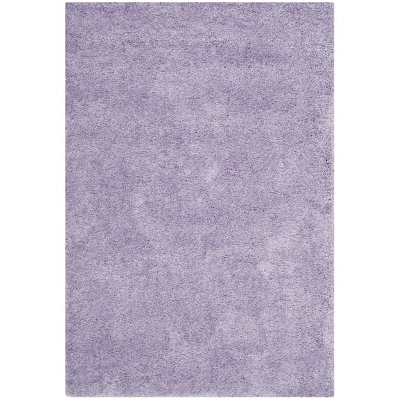 SAFAVIEH California Plush Solid Shag Area Rug, Lilac, 5'3" x 7'6"
