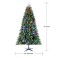 Holiday Time PreLit 7.5' Norwich Spruce Christmas Tree, Color Changing