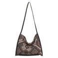 thumbnail image 1 of Bolsos Playa para Mujer Bolso Compras Lona Étnico para Damas (negro), 1 of 9