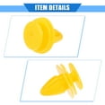 thumbnail image 5 of Unique Bargains 10 Pcs Door Trim Panel Retainer Clip Fasteners Compatible for Chevrolet Aveo 2004-2011 Plastic Yellow, 5 of 6