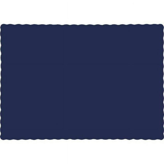 Touch of Color Placemats, 9.5" x 13.375", Navy, 50 Ct