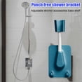 thumbnail image 4 of Batería de Cocina Soporte de soporte ajustable para cabezal de ducha de mano montado en la pared para baño (azul) Wdftyju Libre de BPA, 4 of 7