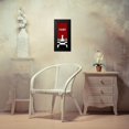 thumbnail image 4 of Reed, Tara 8x14 Black Modern Framed Museum Art Print Titled - Rather be Playing Chess Pieces red panel I-Pawn, 4 of 5