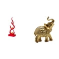 thumbnail image 1 of Escultura abstracta de fuego,Estatua de arte abstracto para decoración del hogar,Escultura de fuego moderna,coleccionable,regalo,Figura de escritorio,Estante de estatua de elefante para, 1 of 8