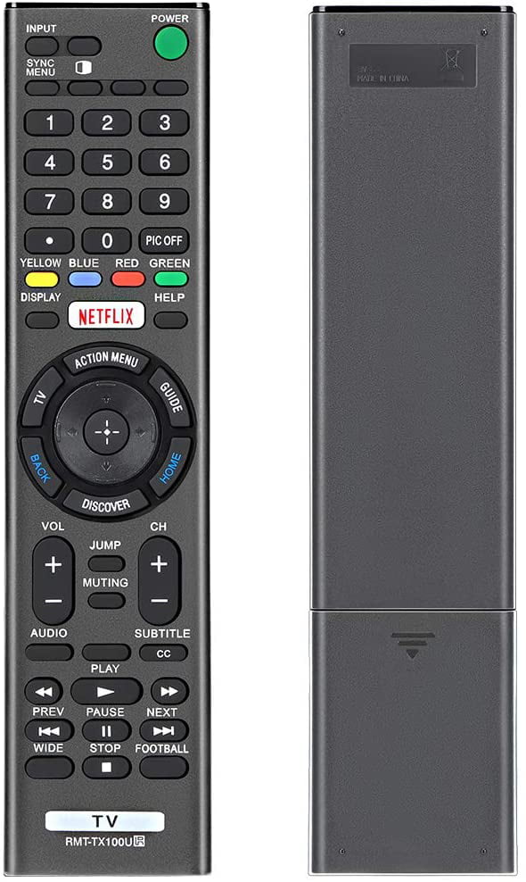 Universal Replacement Remote Control for Sony TV RMT-TX102B