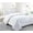 White, variant on Soft Down Alternative Comforter Reversible Queen Size White Color All Season