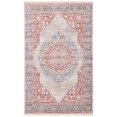 thumbnail image 7 of SAFAVIEH Kenitra Flowers Floral Bordered Polyester Area Rug, Ivory/Red, 4' x 6', 7 of 7
