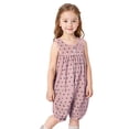 thumbnail image 2 of Mceream Boys Girls Polka Dot Romper Button Front & Elastic Cuff Design for 3-24 Months Soft Cotton Adjustable Shoulder Straps for Comfortable Sleeveless Jumpsuit for Summer Outings, 2 of 6