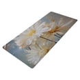 thumbnail image 2 of Flowers in Water Abstract Desk Mats Large Mouse Pad Long Keyboard Computer Rubber Base Non-Slip Mats Accessories Decor for Office Home 16.5"x35.4", 2 of 9