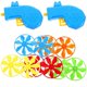 thumbnail image 3 of 2 Sets of Flying Disc Saucer Launcher Cat Fetch Toy Flying Propellers Interactive Exercising Toy Random Style, 3 of 3