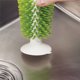 thumbnail image 4 of Cepillo de vidrio cepillado con ventosa vertical que se queda en el fregadero, cerdas para limpiar botellas de cocina, verde, 4 of 4