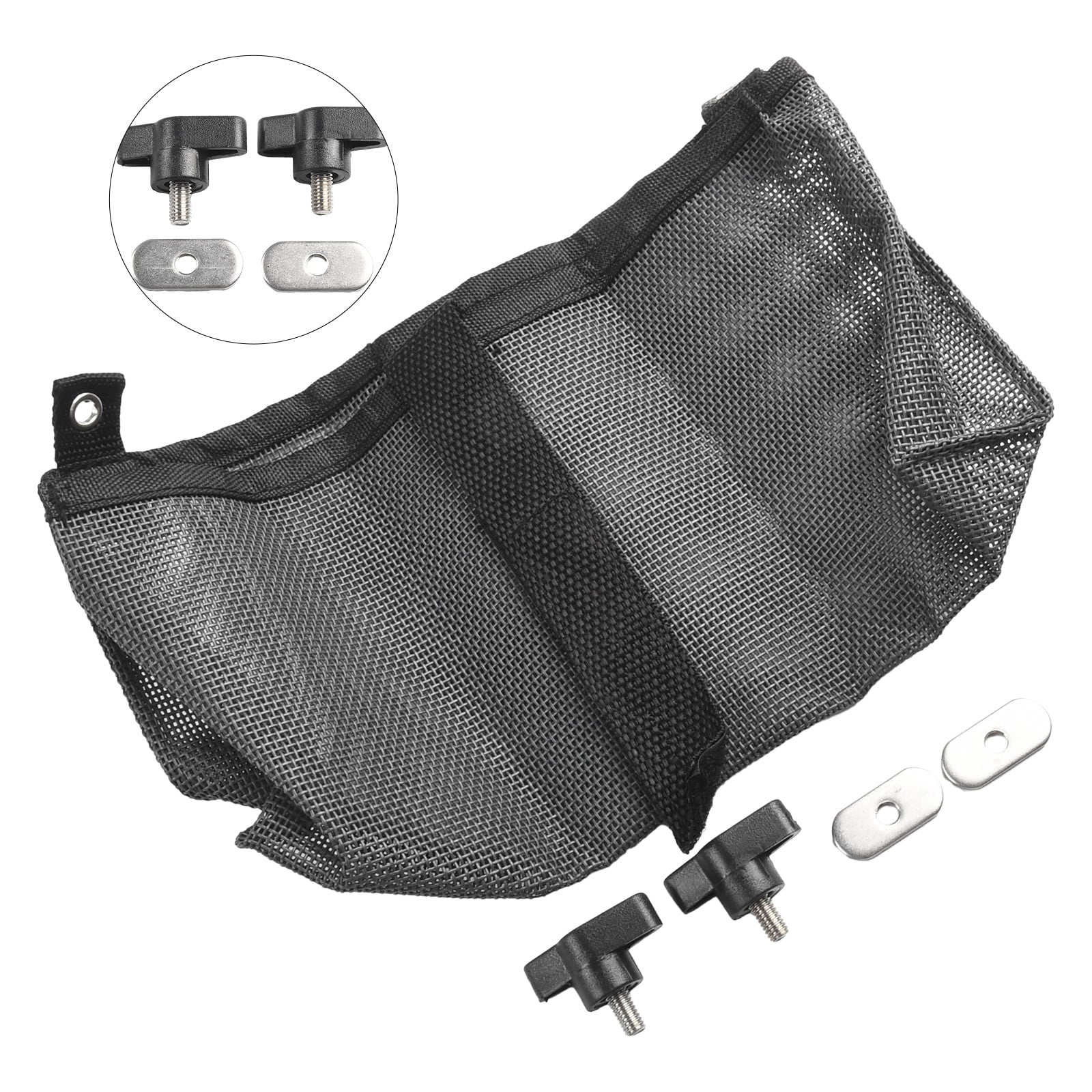 Sac De Rangement En Maille Pour Kayak/canoë – Nylon, 23x13x4 Cm, Poches Latérales, Pour Canettes, Bouteilles, Matériel Pêche