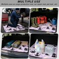 thumbnail image 3 of Jeiento Purple Witch Cat Moon Car Trunk Mat Size 29" x 39" All Weather Car Trunk Cargo Liner Halloween Trunk Protection Dog Seat Cover, 3 of 7