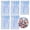 Iridescent, variant on Streamers Party Decorations Fringe Backdrop Ocean Themed Decorations Foil Curtain Backdrop Blue Birthday Ocean Party Decor Supplies