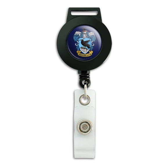 Harry Potter Ravenclaw Painted Crest Lanyard Retractable Reel Badge ID Card Holder