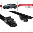 thumbnail image 5 of Compatible with Toyota Crown Signia 2025 HOOK Model Car Roof Rack Cross Bar Black Aluminium 2 Bars, 5 of 9