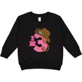 thumbnail image 2 of Inktastic 3rd Birthday 3 Year Old Cowgirl Toddler Sweatshirt, 2 of 4