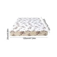 thumbnail image 3 of AuroraX Bed Sheets White Full Size Fitted Sheets Cooling,Sold Separately Deep Pockets Floral Patterned Single Bed Sheets for Summer, 3 of 6