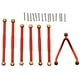 thumbnail image 2 of Juego De Varillas De Acoplamiento De Aluminio, Juego De Varillas De Carcasa De Coche, Compatible Con Axial Scx24 C10 sonducket EL018160-01, 2 of 5