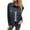Black, variant on 2024 Women's Fashion Cropped Suede Solid Color Leather Jacket