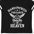 thumbnail image 4 of Inktastic Handpicked for Earth by My Uncle in Heaven with Angel Wings Boys or Girls Toddler T-Shirt, 4 of 5