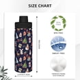 thumbnail image 3 of Goofa Christmas Critters Delight Print 18oz Sports Insulated Kettle With Straw Water Bottle Sports Water Bottle For Running Hiking Cycling Climbing Mans Womans, 3 of 7