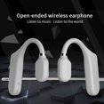 thumbnail image 5 of Auriculares deportivos inalámbricos de oído abierto, auriculares Bluetooth 5.0 a prueba de sudor con micrófono para deportes, correr, conducir, ciclismo, senderismo, interior y exterior (gris) brillar Electrónica, 5 of 5