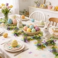 thumbnail image 6 of HOARBOEG 1Pcs Easter Garland, 6.6ft Easter Bunny Chick Ribbon Decor, Spring Holiday Party Decoration for Door Wall Mantle, Easter Ribbons & Holiday Garlands, 6 of 8