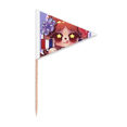 thumbnail image 1 of Drapeau de la France Écureuil Lris Cure-Dent Triangle Toppers de Cupcake Drapeau, 1 of 3