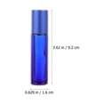 thumbnail image 4 of Luxshiny Roller Bottles Blue Glass Steel Ball 24Pcs 3.6X0.6X0.6In, 4 of 7