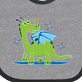 thumbnail image 4 of Inktastic Dragon for Kids Boys or Girls Baby Bib, 4 of 4