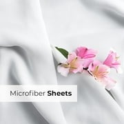 CGK Linens 6-Piece Extra Deep Pocket Sheet Set With Extra Matching Pillowcases - King Size Bed Sheets Fits 18-24 Mattresses, White