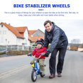 thumbnail image 2 of Phenofice 1 Set Durable Training Wheels Blue Plastic for Safety Stability, 2 of 8