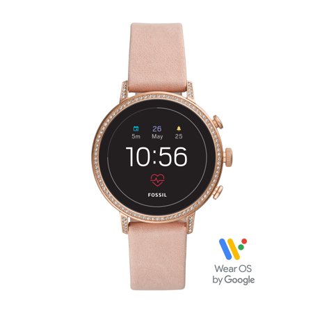 Fossil Gen 4 Venture HR Women's Smartwatch - Blush Leather - Powered