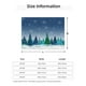 thumbnail image 5 of Balery Christmas Trees Manta de Franela con Dibujo, Lujo Ultra Suave y Cálido, Antipelusa y Resistente a las Arrugas para Cama, Sofá, Camping -80"x60", 5 of 6