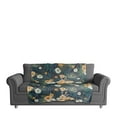 thumbnail image 2 of Creative Products Navy Tropical Floral 50 x 60 Coral Fleece Blanket, 2 of 3
