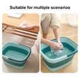 thumbnail image 4 of LCXmlly Compact Footbath For Storage Portable Handle Foot Bath Bucket Foldable Foot Soaking Tub for Home Bathroom, 4 of 9