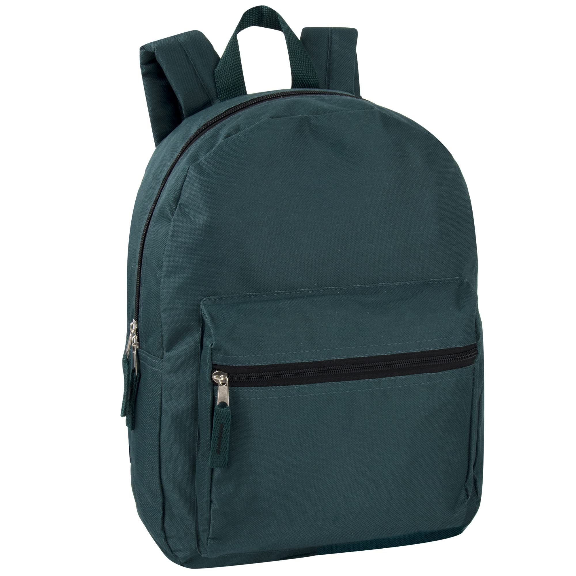 24 pack Solid Color Backpacks for Work, Travel, Commuting, Gym in 6 Color Assortment