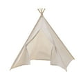 thumbnail image 1 of Lijie Kids Teepee Creative Portable Kids Toys House for Parties Backyard Barbecues White, 1 of 6