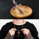 thumbnail image 3 of Collar cruzado Qarigey de múltiples capas Fe religiosa Negro AP017299-03, 3 of 6