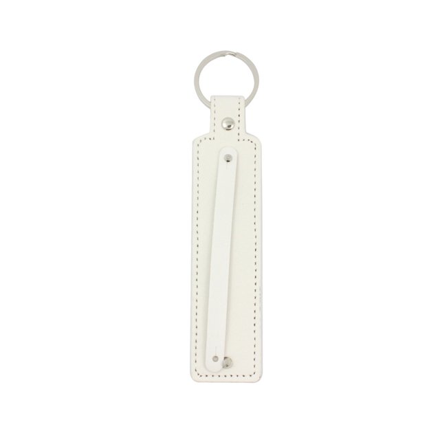Sonducket LLavero de cuero anillo de moda puerta portátil llavero colgante mochila bolso monedero joyería colgante mujer hombre Ropa, zapatos y accesorios Miscelánea Blanco