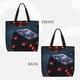 thumbnail image 2 of Easygdp Cosmic Red Sparkle Dice Bolsa Tote para Mujer, Bolso de Hombro para Trabajo, Playa, Viajes, Compras y Supermercado, 2 of 7