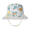 thumbnail image 2 of zaveiop Baby Boys Girls Bucket Hat Wide Brim Sun Protection Adjustable Summer Outdoor Beach Sun Hat (Light Blue, 1-2 Years), 2 of 6