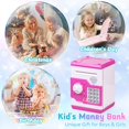 thumbnail image 5 of Refasy Piggy Bank Cash Coin Can ATM Bank Electronic Coin Money Bank for Kids--Hot Gift, 5 of 10